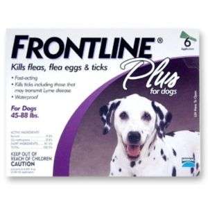 Frontline Plus Large Dog Flea and Tick Control 45 88 lb  