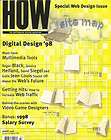 HOW Bottomline Design Magazine August 1998 Special Web Design Issue 