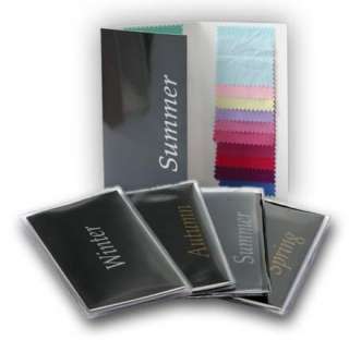 Colour Analysis Seasonal Fabric Swatch Wallet  