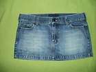 hollister hco 1922 sz 7 feathered destroyed micro mini jean