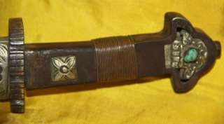 Wonderful Real Old Antique Tibetan Folk Knife Sword  High 