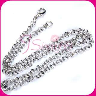 Fashion Cute Panda Bear Crystal Charm Chain Necklace  