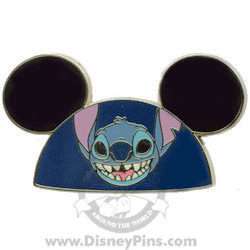 DISNEY MYSTERY SERIES CHARACTER EAR HATS STITCH PIN LE  