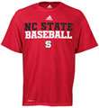 North Carolina State Wolfpack Red adidas Official Baseball Practice T 