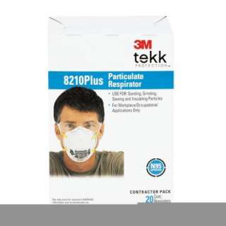   Particulate Respirator, 20 Eaches/Pack 8210PB1 A 