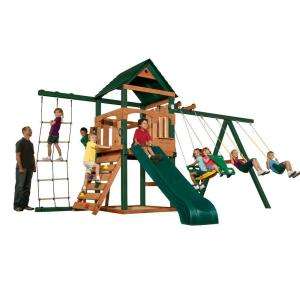 Timber Bilt Bighorn Ready to Assemble Play Set with Tuff Wood and 