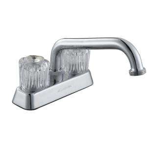 Glacier Bay 4 in. 2 Handle Laundry Faucet in Chrome 67236 0001 at The 