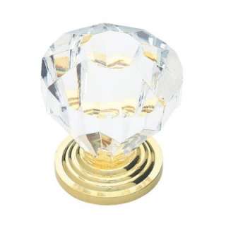 Liberty Design Facets 1 1/4 in. Acrylic Faceted Cabinet Hardware Knob 