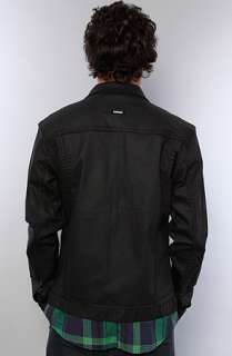 COMUNE The Braydon Denim Jacket in Black Wax  Karmaloop   Global 