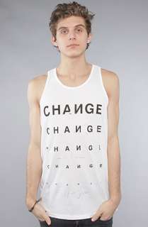 COMUNE The Crux Tank in White  Karmaloop   Global Concrete 