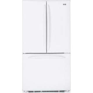   cu. ft. 35.75 in. Wide French Door Refrigerator in White Counter Depth