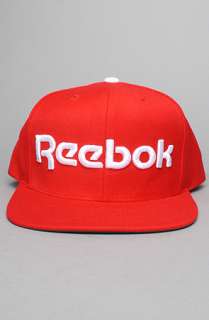 Reebok The Reebok Classic Snapback in Red and White  Karmaloop 