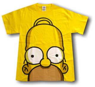 The Simpsons HOMER Big Face Logo Tee Shirt PICK SIZE  