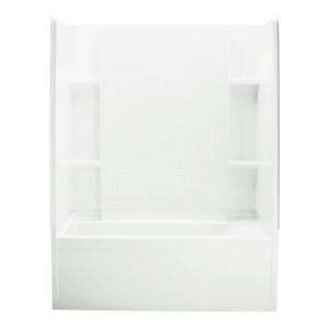   In. Vikrell Bath and Shower Kit in White 71150110 0 