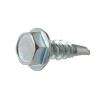 crown bolt 14 x 1 1 4 in zinc plated steel hex washer head self 