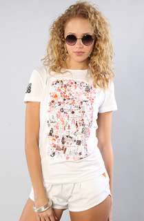 Married to the Mob The Tabatha Tee in White  Karmaloop   Global 