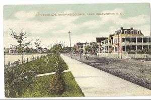 South Carolina,SC,Charleston,Rutledge Ave 1908 Postcard  