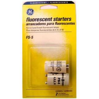 GE 4 , 6 , and 8 Watt Fluorescent Lamp Starters (2 Pack) 80621 at The 
