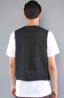 GPPR The Bullitt Denim Vest in Black Raw  Karmaloop   Global 