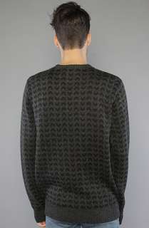 RVCA The Beard Sweater in Charcoal Heather  Karmaloop   Global 