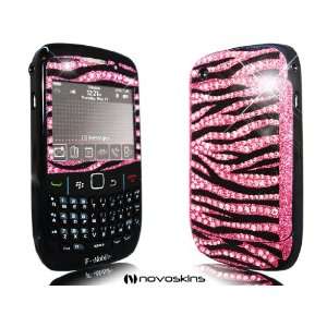 BlackBerry Curve 8520 / 9300 3G Novoskins Pink Crystal Zebra Skin