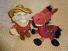 Silly Slammers Sheriff Horse Plush Stuffed Action Bean Bag With 