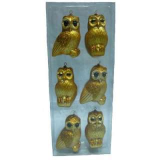 Martha Stewart Living Owl Christmas Ornaments (6 Pack) C 11130 at The 