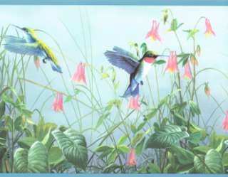 BEAUTIFUL COLORED HUMMING BIRDS IN THE FLOWER GARDEN 9  Wallpaper 