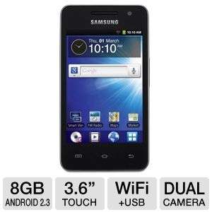 Samsung YP GS1CB/XAA Galaxy 3.6 Media Player   8GB, 3.65 HVGA Multi 