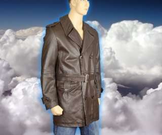 Mens GF Ferre Leather Jacket. Italian size 52 US size Large  