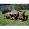 Rustikale Gartenmöbel aus Holz   Sitzgruppe UNICO  Küche 