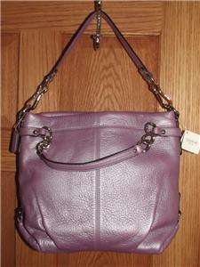 Coach Lilac Shimmer Brooke New NWT Hobo Convertible Shoulder Bag $358 