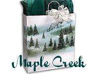10 Winter Landscape MED Gloss Paper Gift Bags WHOLESALE  