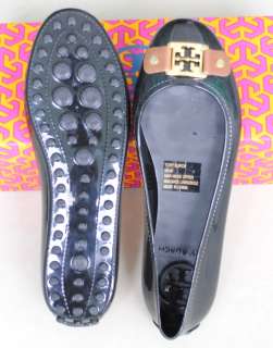 Tory Burch DRIVER Jelly Rubber Flat shoes BLACK  