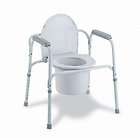New Bedside Commode Toilet Seat Chair Frame, 300 Pound Weight Capacity