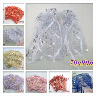   Organza wedding Jewelry packing favor gift bags pouches 3x3.5 XEC