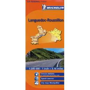 Michelin Languedoc Roussillon 526 Regional France (Michelin Maps 