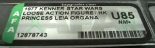 Vintage Star Wars Princess Leia AFA U85 1977 Original  