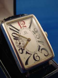 OMEGA EARLY 1920S EXPLODING NUMBERS DIAL HUGE CASE UNIQUE  