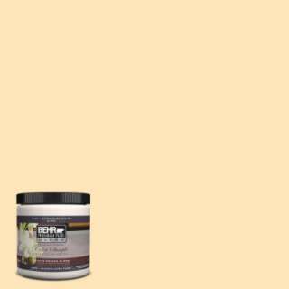 BEHR Ultra 8 oz. Whisper Yellow Interior/Exterior Paint Tester # 300A 