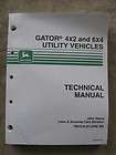 John Deere Gator 4x2 6x4 utility vehicle technical manual