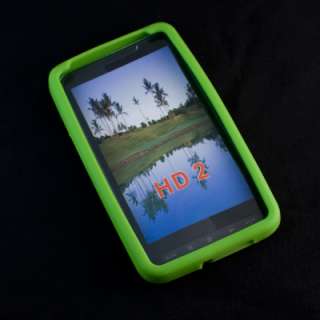 Silikon Case Tasche Hülle Schutzhülle HTC HD2 HD 2 Grün  