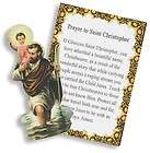 Saint St. Christopher Holy Prayer Card + Safe Travel  