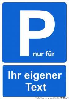 Parkplatzschild Kundenparkplatz Alu Verbund 220 x 320  