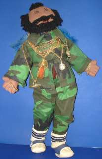 25 MR. T Needle Sculpted Cloth Celebrity Doll wJewelry  
