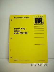 Thermo King Safetec ST37 20 Heater Maintenance Manual  