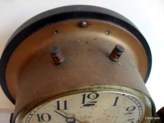RARE Antique Bronze Chelsea Master Ships Clock  