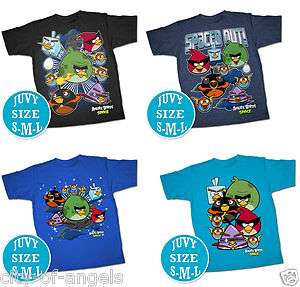 Angry Birds Space Kids T Shirt Official Licensed Funny T Shirt  