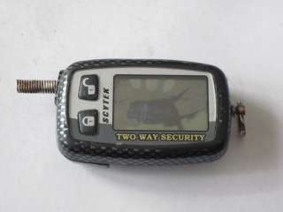   LCD PAGER CAR ALARM TWO WAY SECURITY TRANSMITTER DAMAGED SCREEN  
