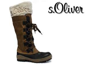 Oliver Winterstiefel in Mocca   Winterstiefel  